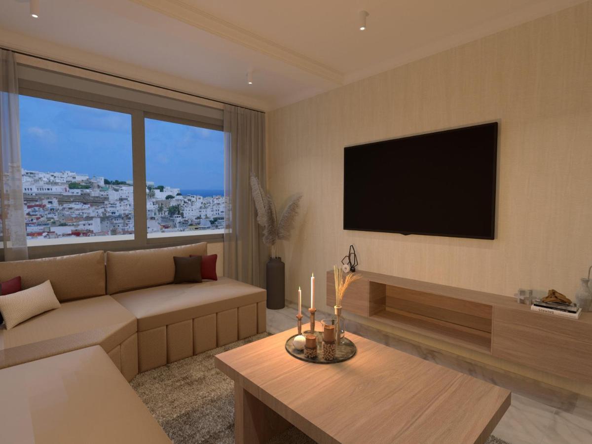 Appartement De Luxe, Vue Kasbah De Tanger Et Mer 외부 사진