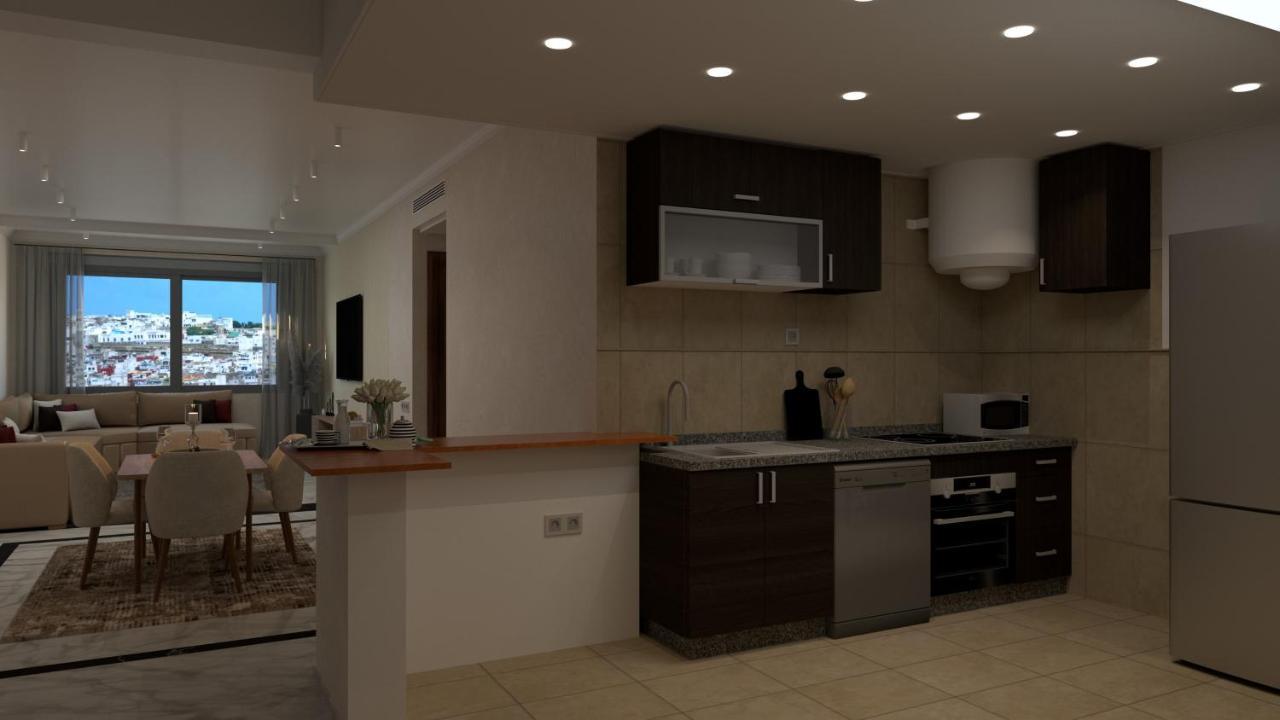 Appartement De Luxe, Vue Kasbah De Tanger Et Mer 외부 사진