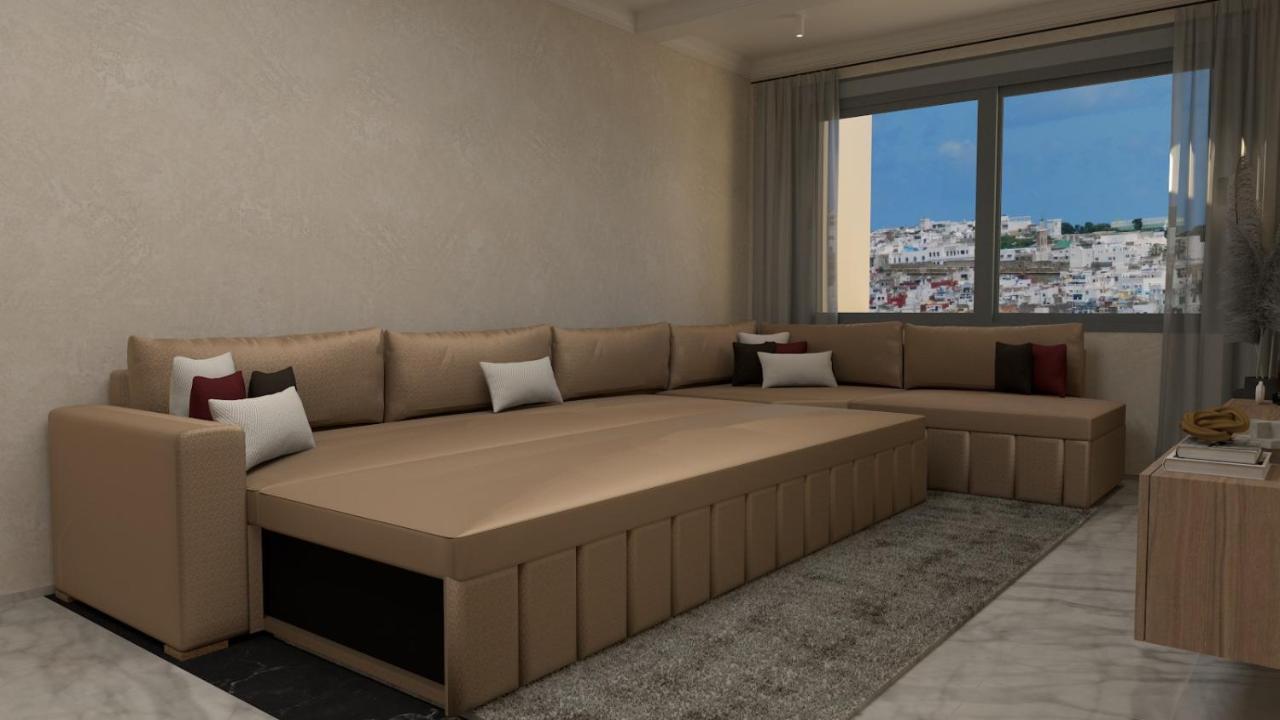 Appartement De Luxe, Vue Kasbah De Tanger Et Mer 외부 사진